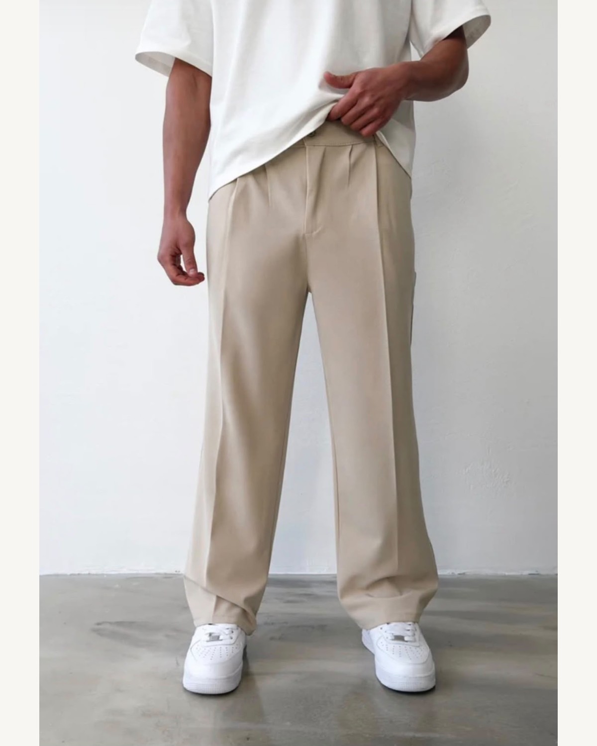 Erkek Premium Rahat Kalıp Kumaş Pantolon